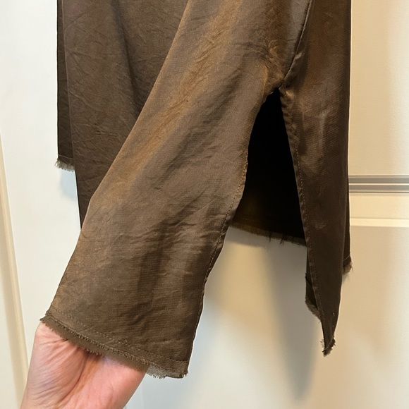 NWT Helmet Lang Silk Top - Picture 9 of 14